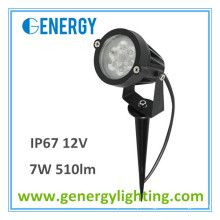 Luz conduzida exterior do jardim 12V com a paisagem do ponto que ilumina 7W 510lm